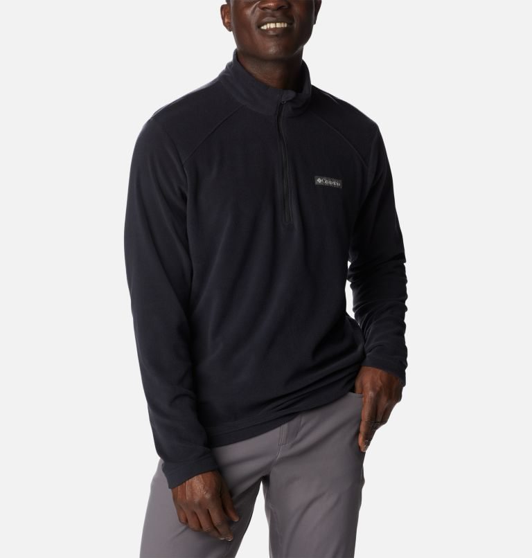 Columbia Lake Aloha Half Zip Fleece Gensere Herre Svarte | 40291H