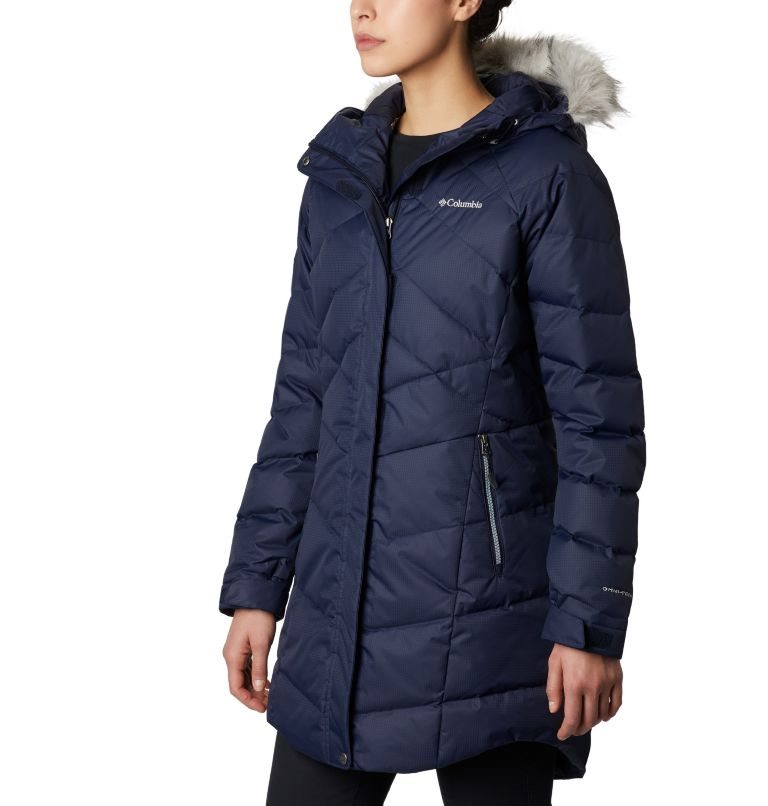 Columbia Lay D Down II Mid Jakke Dame Marineblå | 24730R