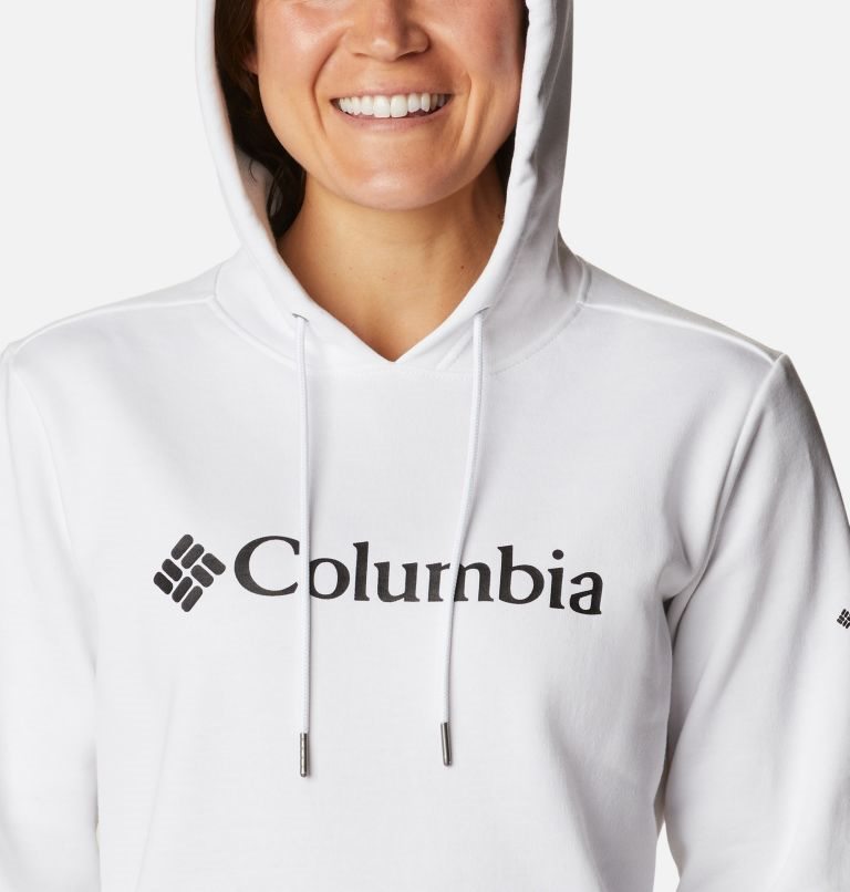 Columbia Logo Hettegensere Dame Hvite | 97641I