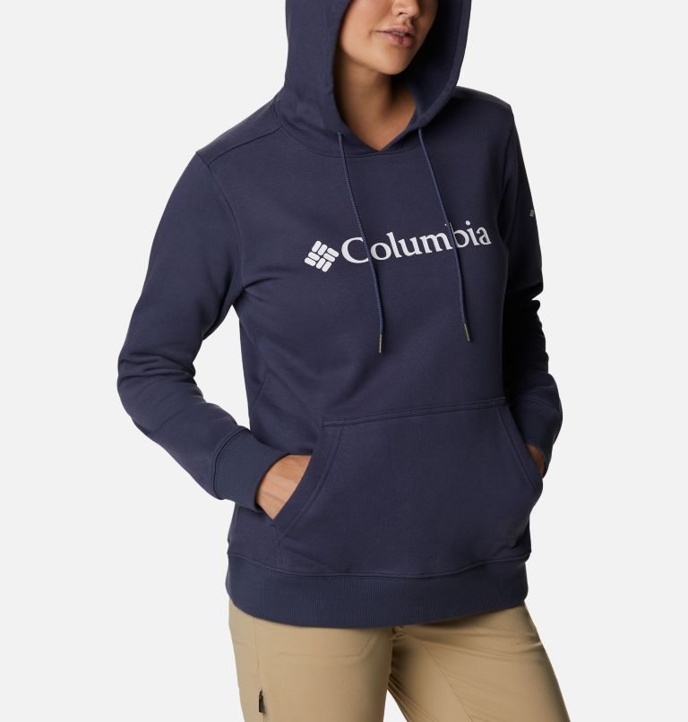 Columbia Logo Hettegensere Dame Marineblå | 30967Z