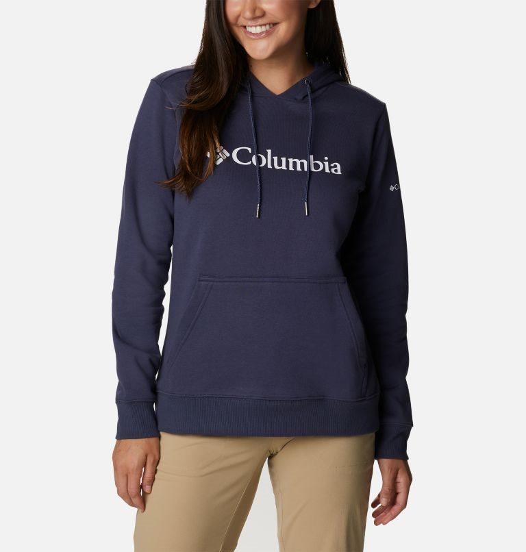 Columbia Logo Hettegensere Dame Marineblå | 30967Z