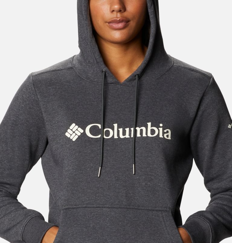 Columbia Logo Hettegensere Dame Mørke Grå | 74815K