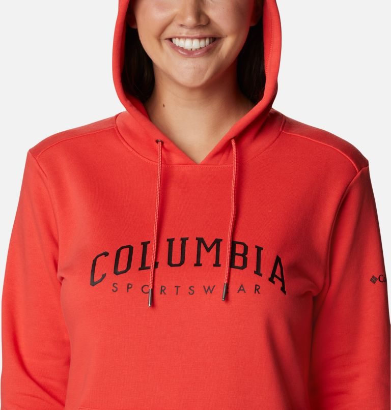 Columbia Logo Hettegensere Dame Rød | 90264T