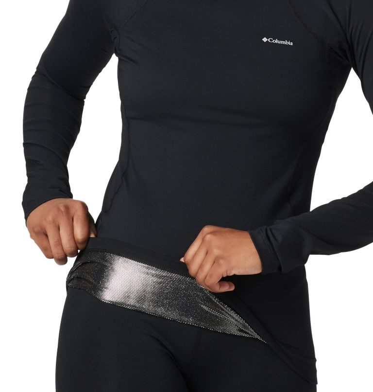 Columbia Midweight Stretch Baselayer Long Sleeve Gensere Dame Svarte | 58407A