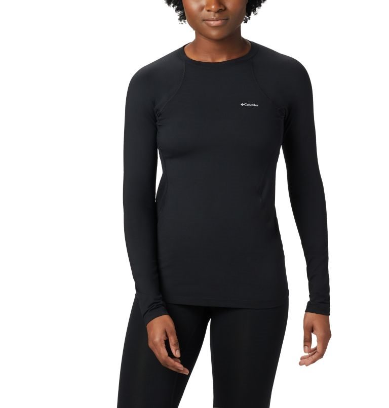 Columbia Midweight Stretch Baselayer Long Sleeve Gensere Dame Svarte | 58407A