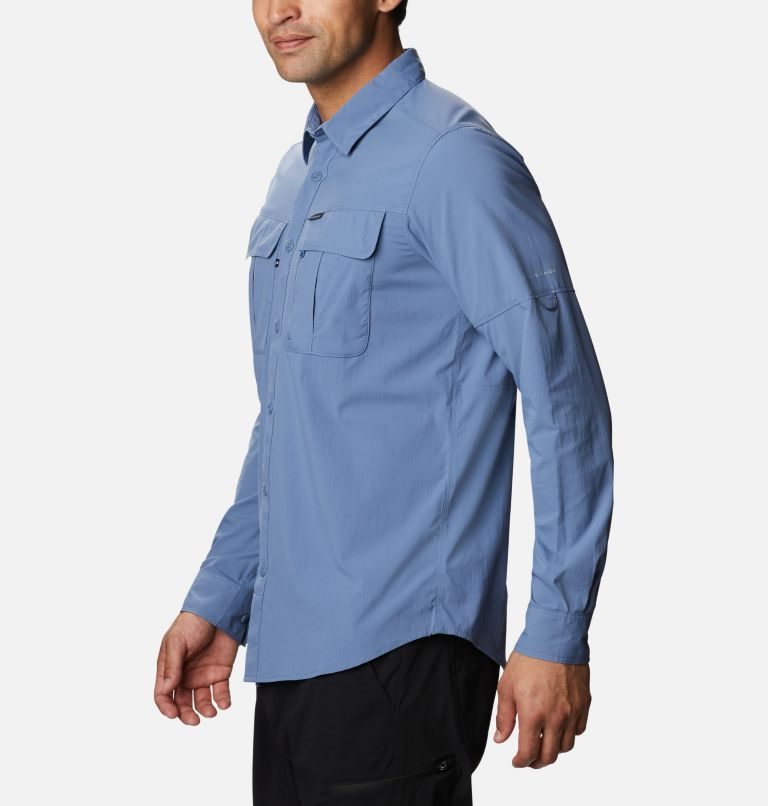 Columbia Newton Ridge Long Sleeve Skjorte Herre Blå | 25609Q