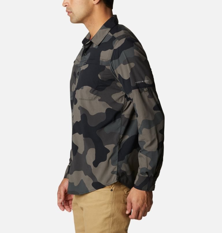 Columbia Newton Ridge Printed Long Sleeve Skjorte Herre Camouflage | 83401O