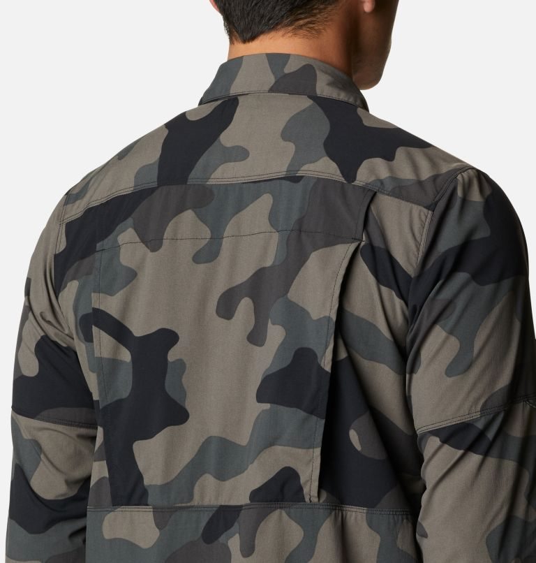 Columbia Newton Ridge Printed Long Sleeve Skjorte Herre Camouflage | 83401O