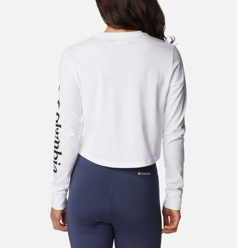 Columbia North Cascades Long Sleeve Cropped Gensere Dame Hvite | 40752W