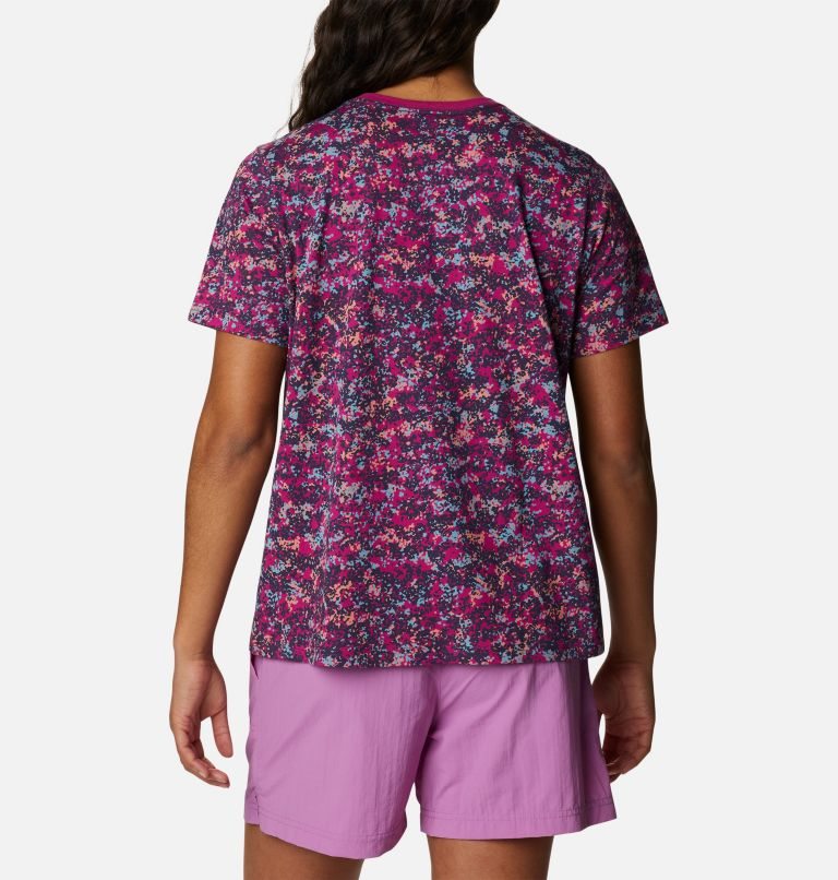 Columbia North Cascades Printed T-skjorte Dame Multicolor | 27863I