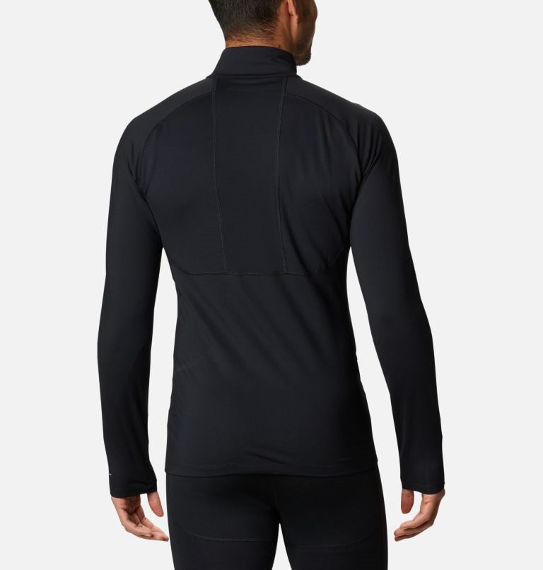 Columbia Omni-Heat 3D Knit Half Zip Baselayer Gensere Herre Svarte | 31607H