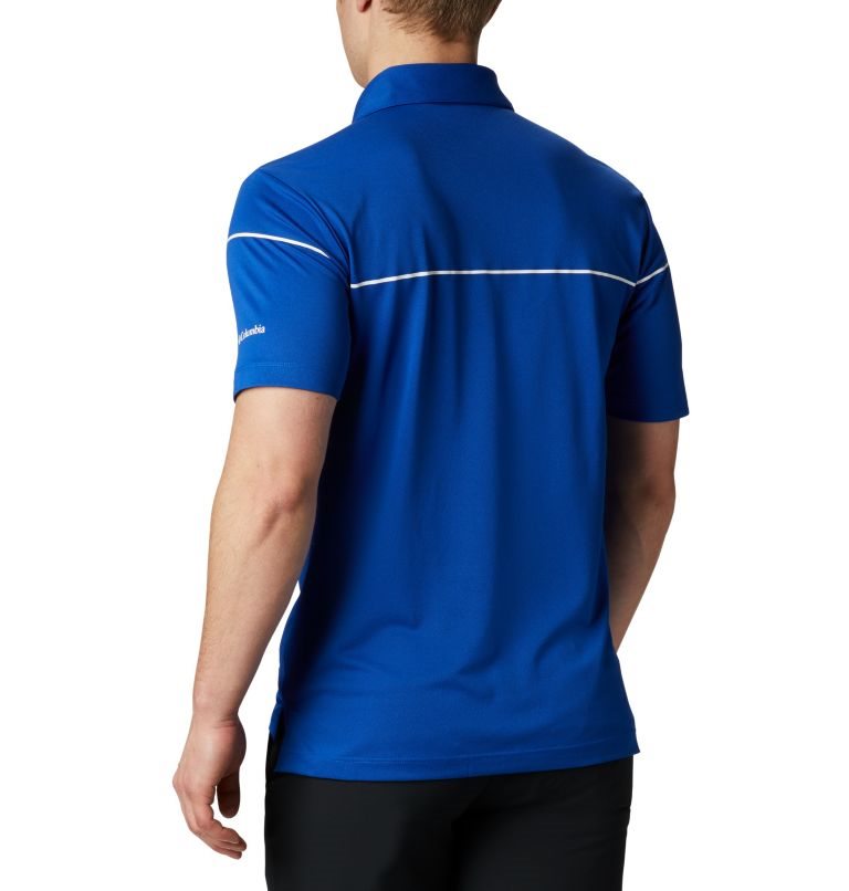 Columbia Omni-Wick Breaker Golf Polo T Skjorte Herre Blå | 27318Z