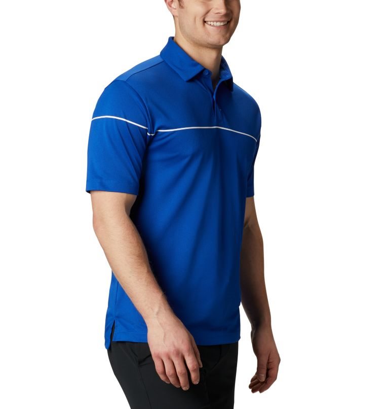 Columbia Omni-Wick Breaker Golf Polo T Skjorte Herre Blå | 27318Z