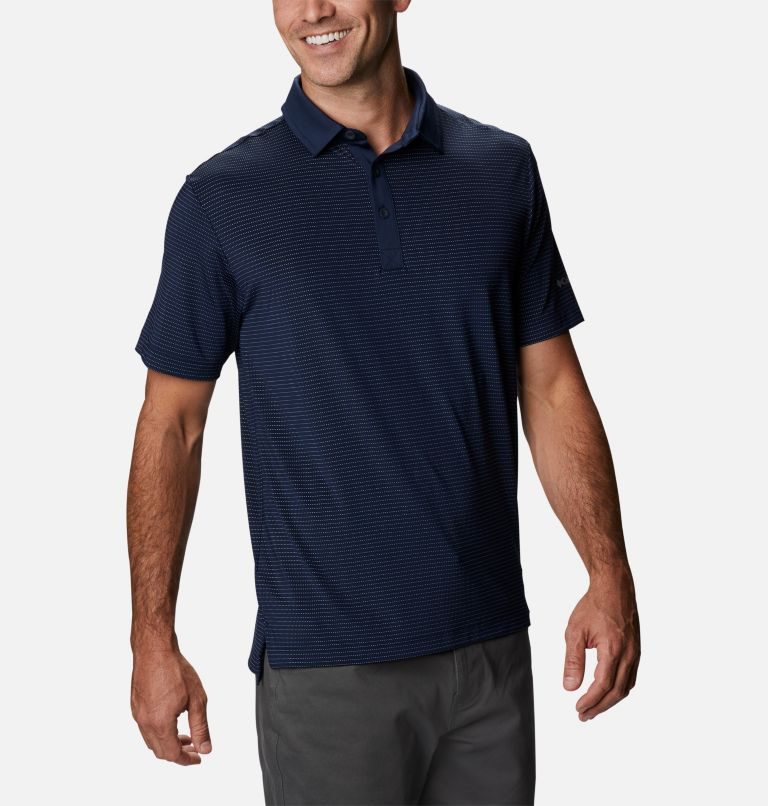 Columbia Omni-Wick Sunday Polo T Skjorte Herre Marineblå | 67209V