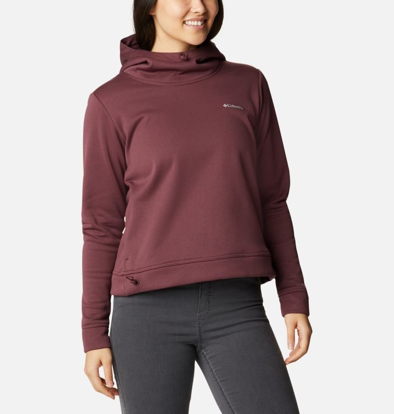 Columbia Out-Shield Dry Fleece Hettegensere Dame Burgunder | 37948A