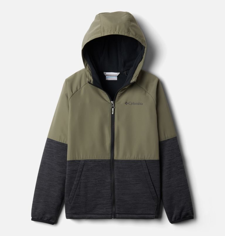 Columbia Out-Shield Dry Full Zip Fleecejakker Barn Olivengrønne Svarte | 02367Z