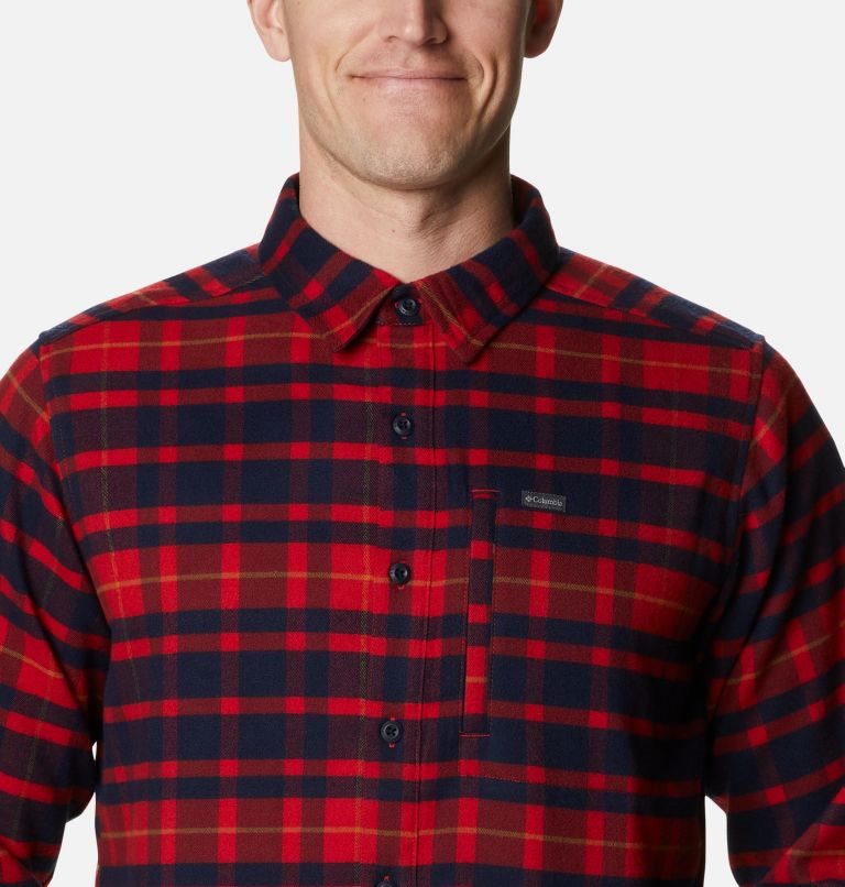 Columbia Outdoor Elements II Flannel Skjorte Herre Rød | 80129D