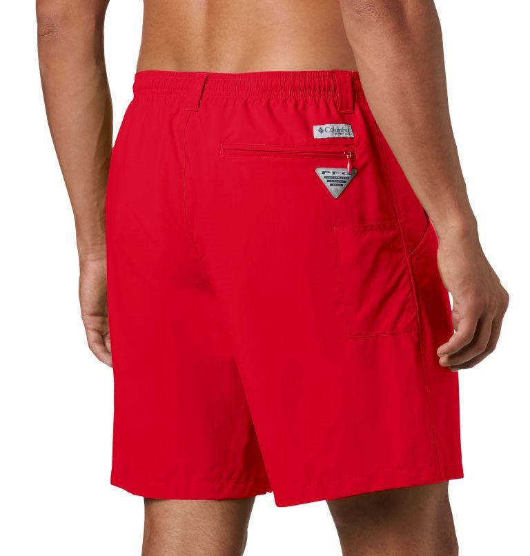 Columbia PFG Backcast III Vann Shorts Herre Rød | 86504C