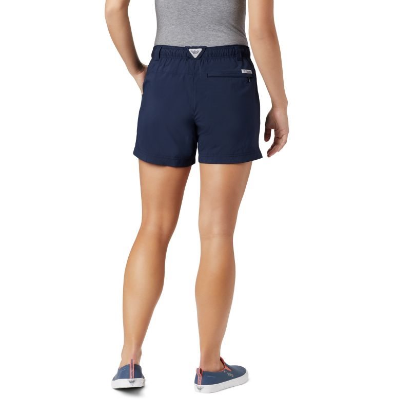 Columbia PFG Backcast Vann Shorts Dame Marineblå | 78205N