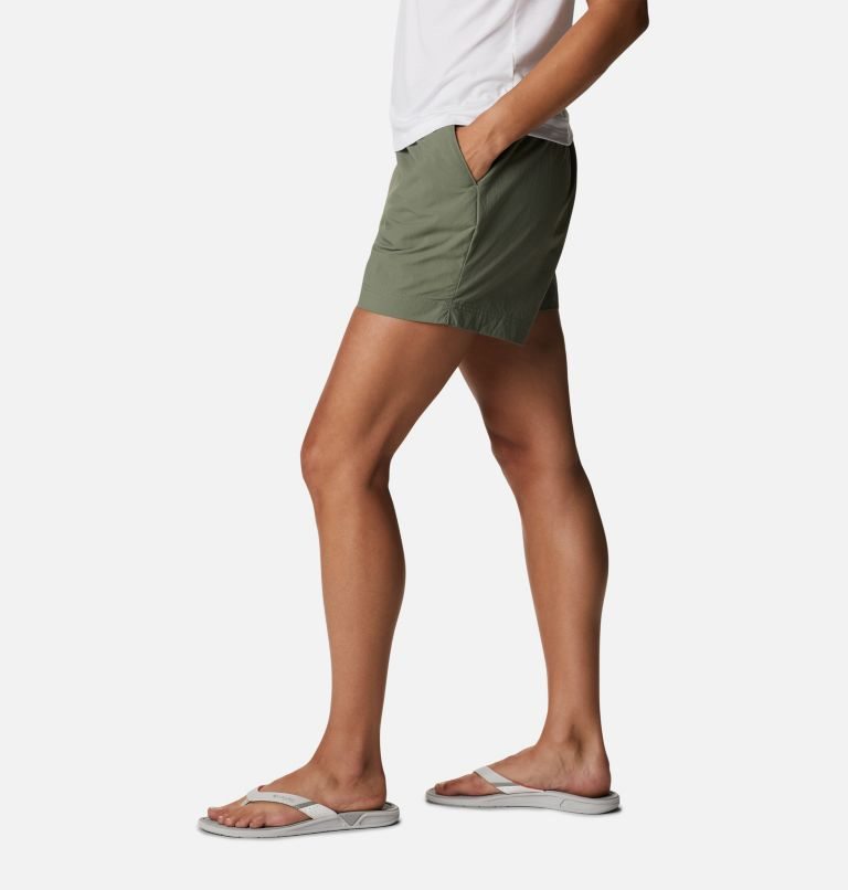 Columbia PFG Backcast Vann Shorts Dame Olivengrønne | 29630I