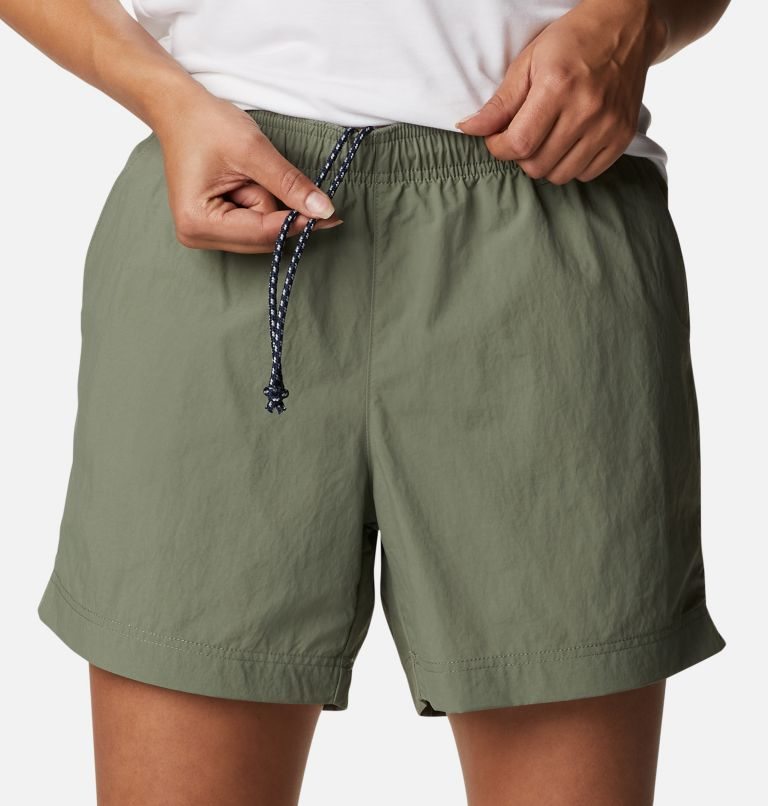 Columbia PFG Backcast Vann Shorts Dame Olivengrønne | 29630I