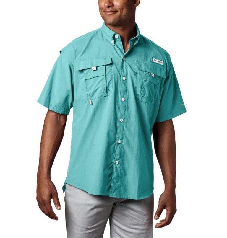 Columbia PFG Bahama II Kort Sleeve Skjorte Herre Turkis | 32956J