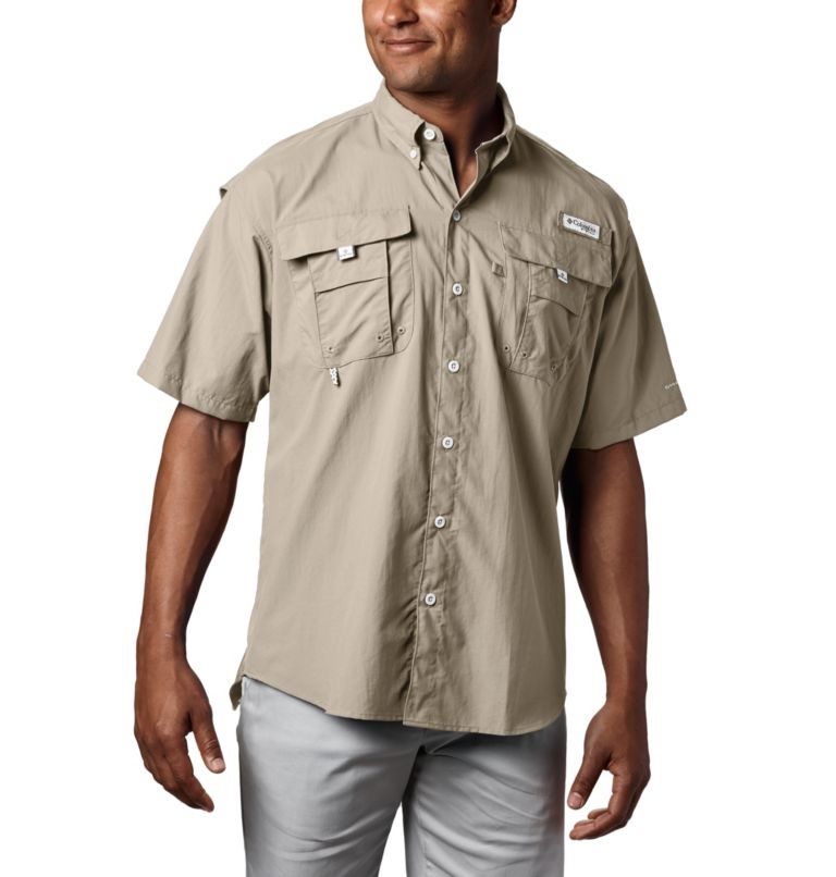 Columbia PFG Bahama II Kort Sleeve Skjorte Herre Khaki | 90275Y