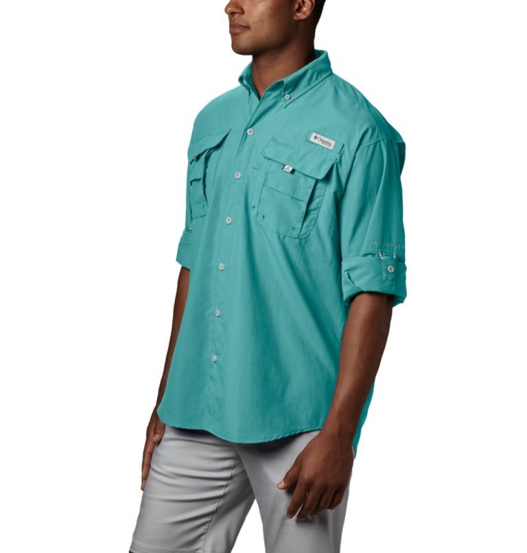 Columbia PFG Bahama II Long Sleeve Skjorte Herre Turkis | 29783I