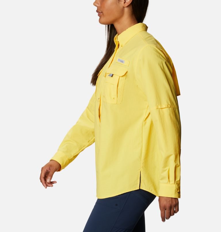 Columbia PFG Bahama Long Sleeve Skjorte Dame Gul | 91805D