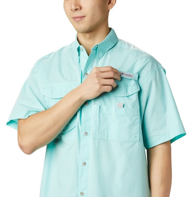 Columbia PFG Bonehead Kort Sleeve Skjorte Herre Turkis | 23149A