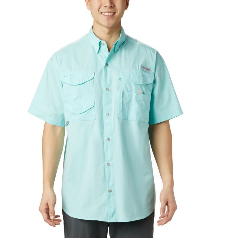 Columbia PFG Bonehead Kort Sleeve Skjorte Herre Turkis | 23149A