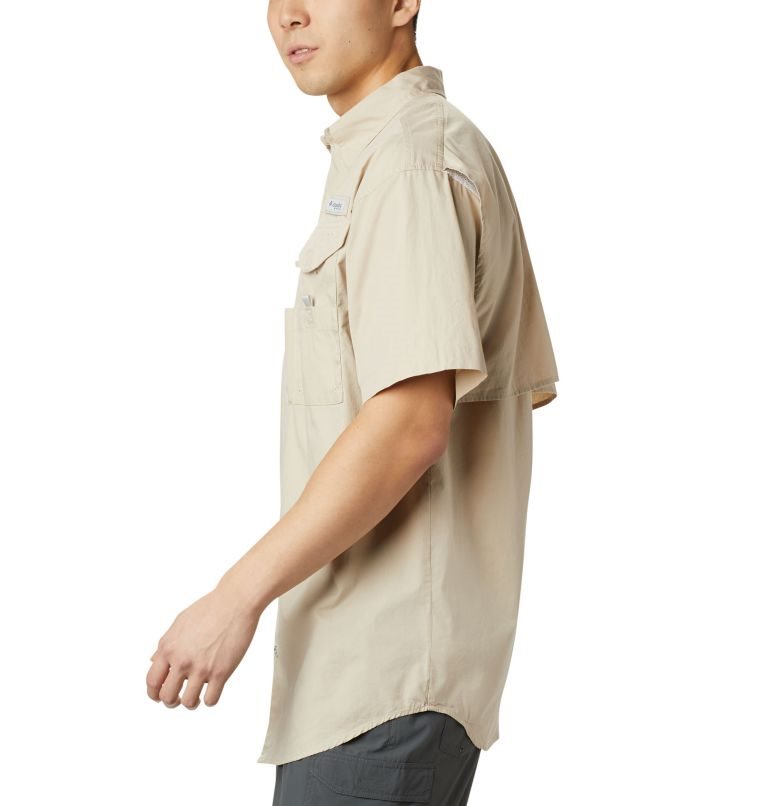 Columbia PFG Bonehead Kort Sleeve Skjorte Herre Khaki | 57130I