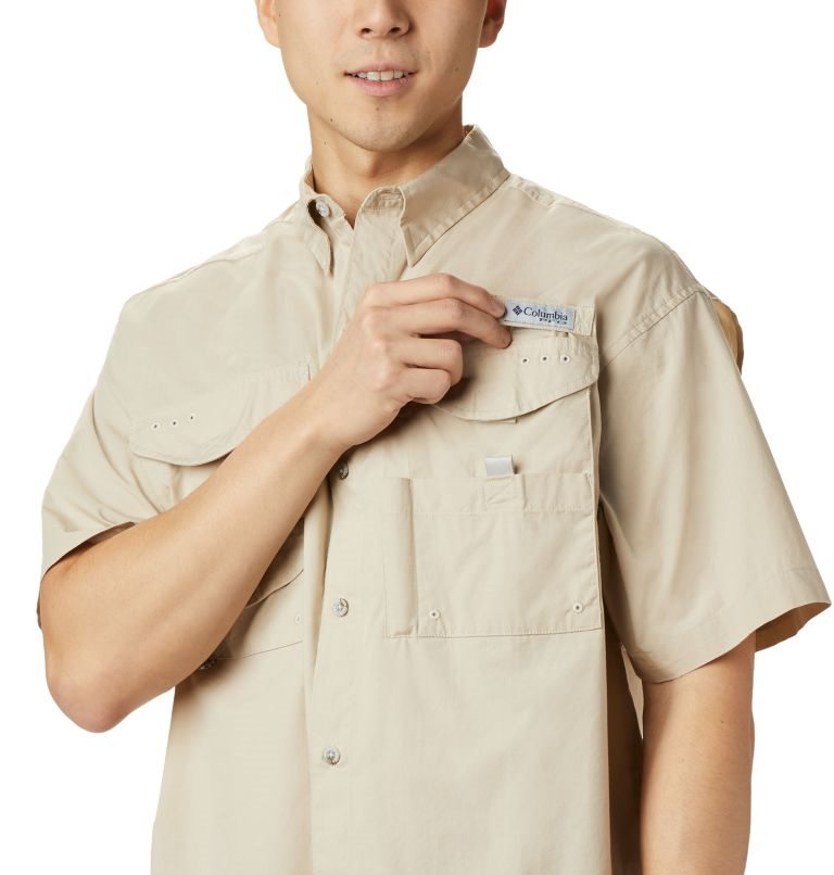 Columbia PFG Bonehead Kort Sleeve Skjorte Herre Khaki | 57130I