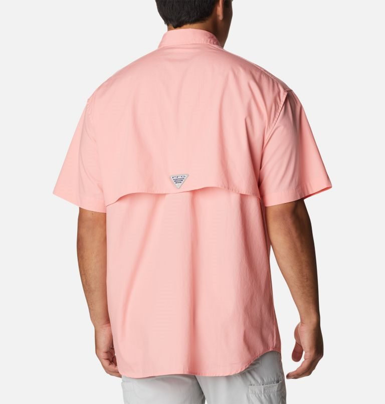 Columbia PFG Bonehead Kort Sleeve Skjorte Herre Rosa | 90582G