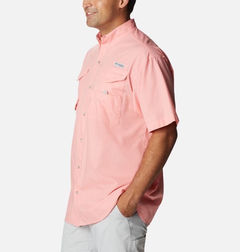 Columbia PFG Bonehead Kort Sleeve Skjorte Herre Rosa | 90582G