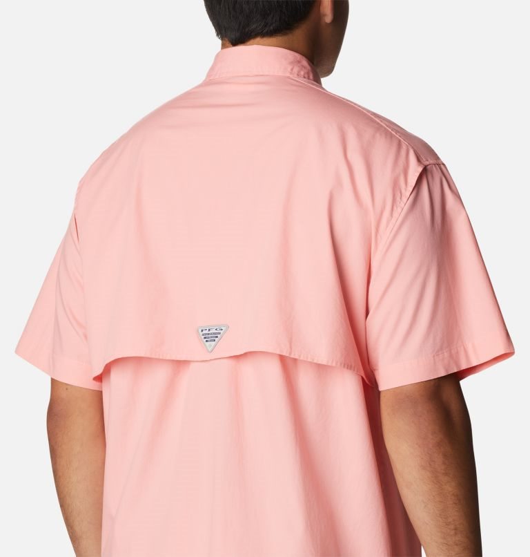 Columbia PFG Bonehead Kort Sleeve Skjorte Herre Rosa | 90582G