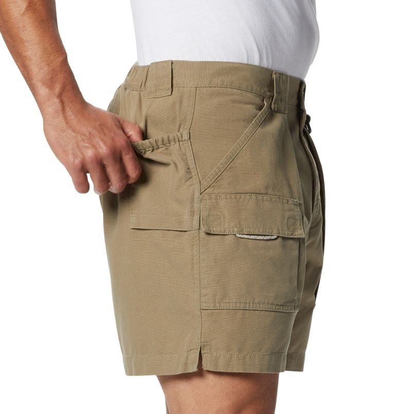 Columbia PFG Brewha II Shorts Herre Khaki | 42670Y