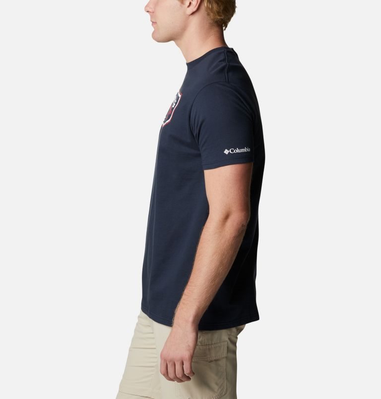 Columbia PFG Crisp Graphic T-skjorte Herre Marineblå | 08635X