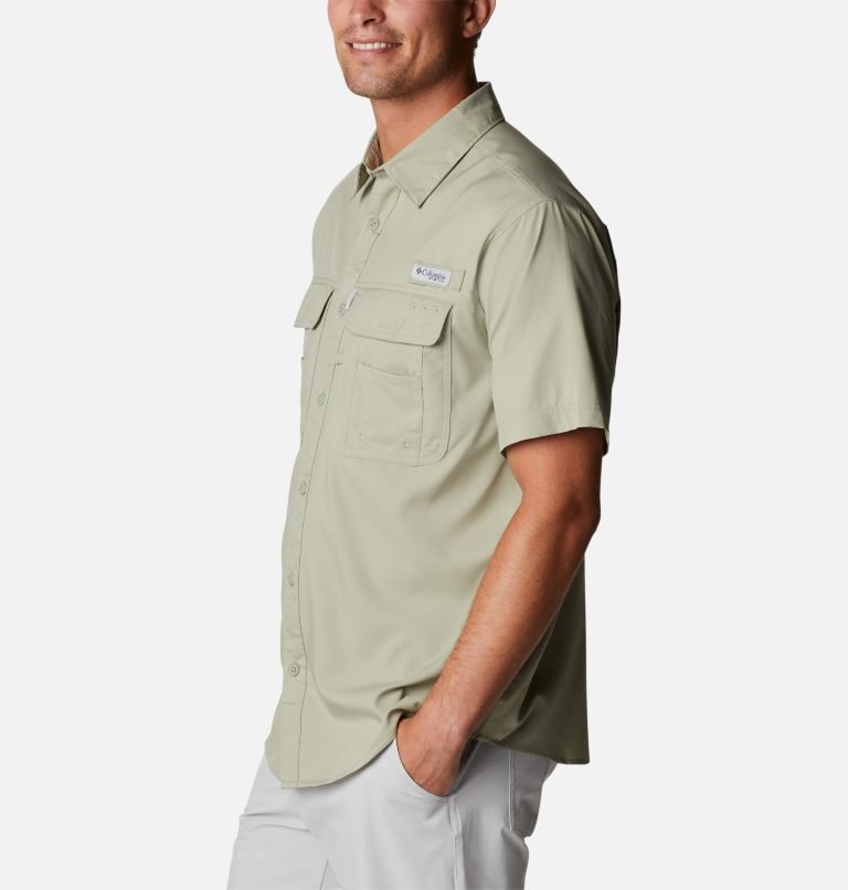 Columbia PFG Drift Guide Woven Kort Sleeve Skjorte Herre Mint | 91486M