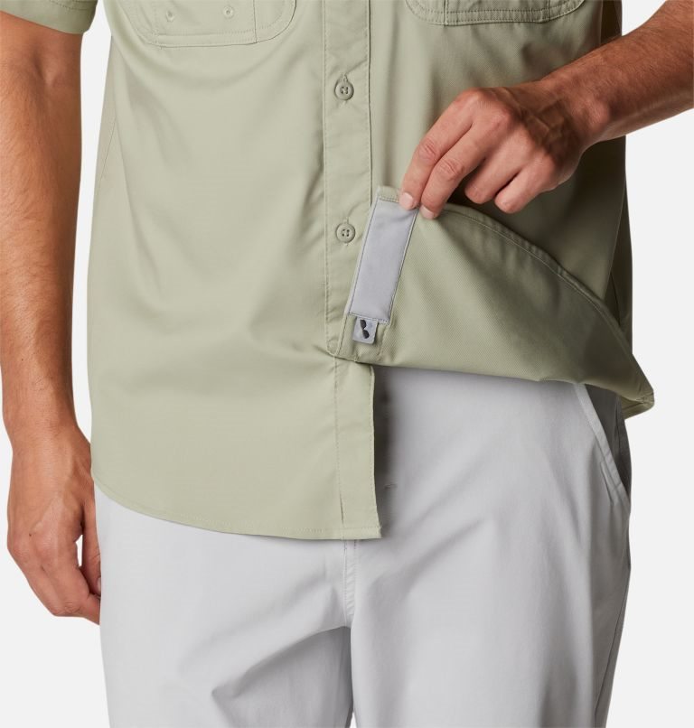 Columbia PFG Drift Guide Woven Kort Sleeve Skjorte Herre Mint | 91486M