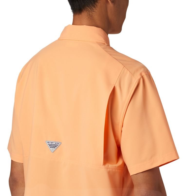 Columbia PFG Grander Marlin Kort Sleeve Skjorte Herre Oransje | 39815Y