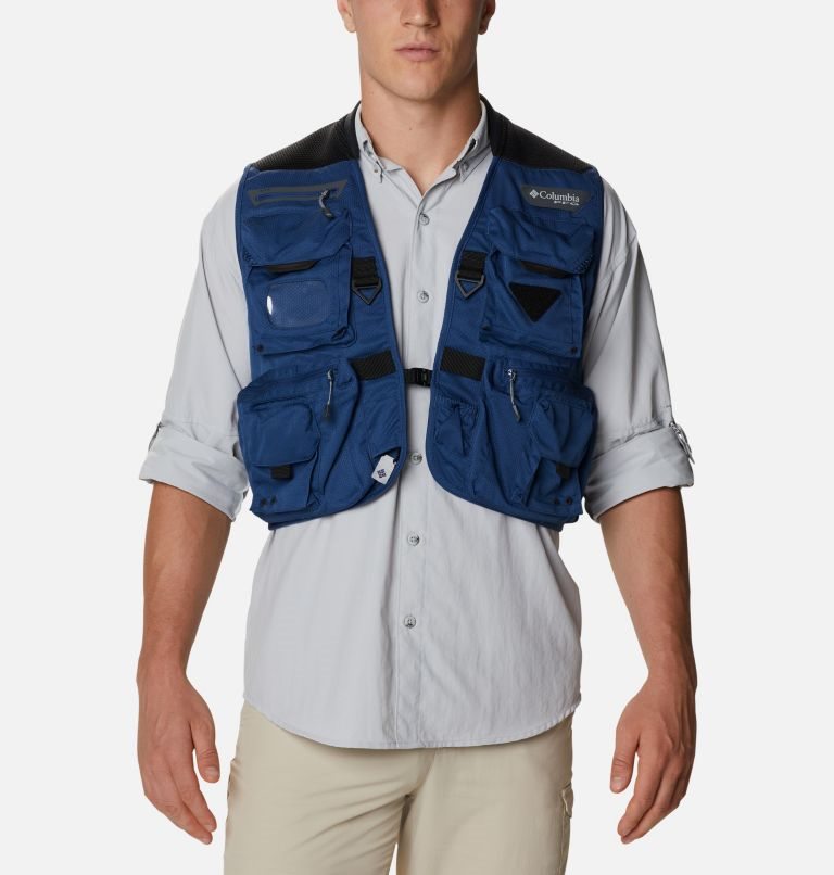 Columbia PFG Henry’s Fork V Vest Herre Marineblå | 85371O