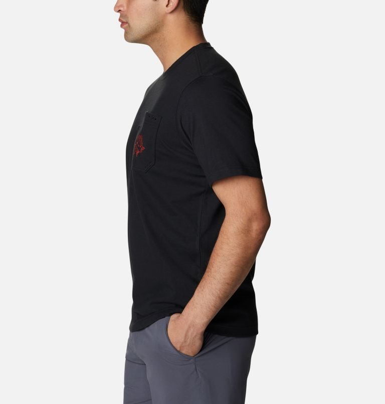 Columbia PFG Icon Pocket T-skjorte Herre Svarte | 17468Q