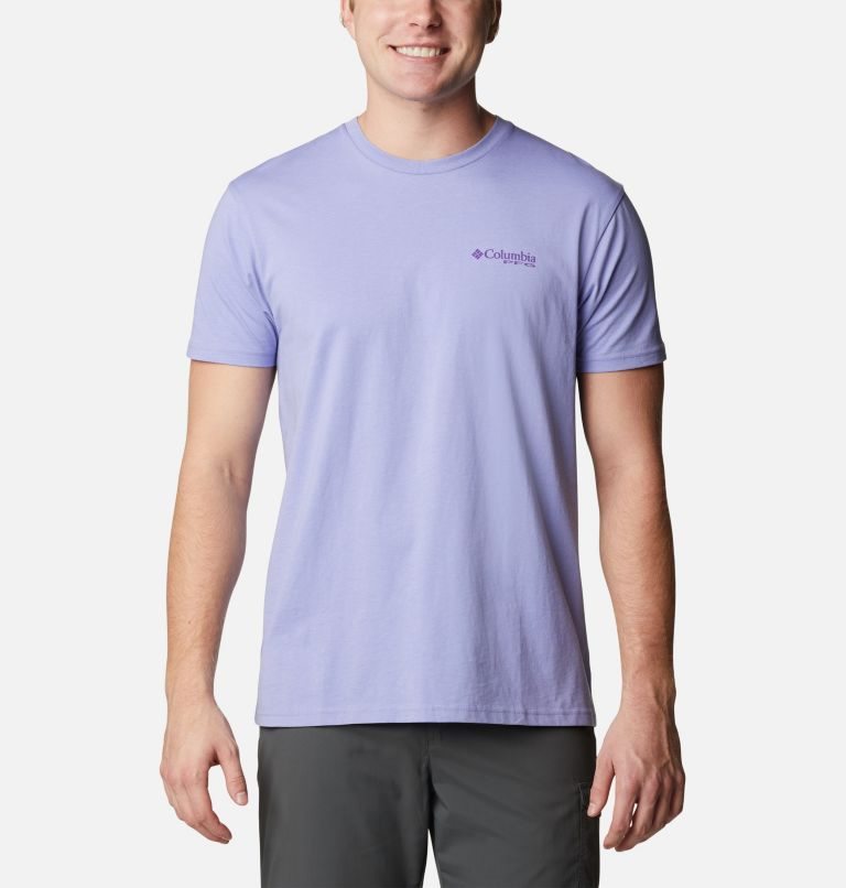 Columbia PFG James Graphic T-skjorte Herre Lavendel | 31620J