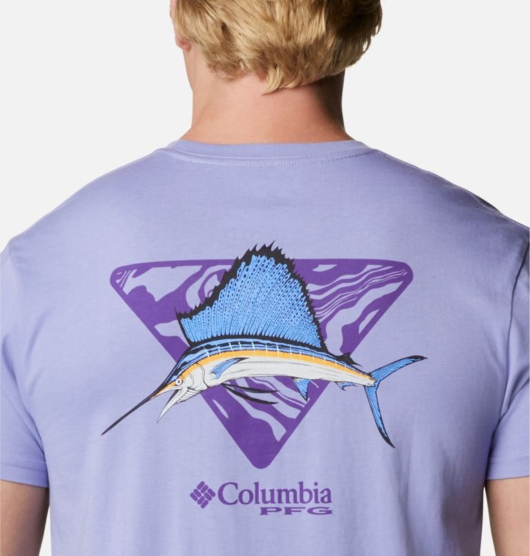 Columbia PFG James Graphic T-skjorte Herre Lavendel | 31620J