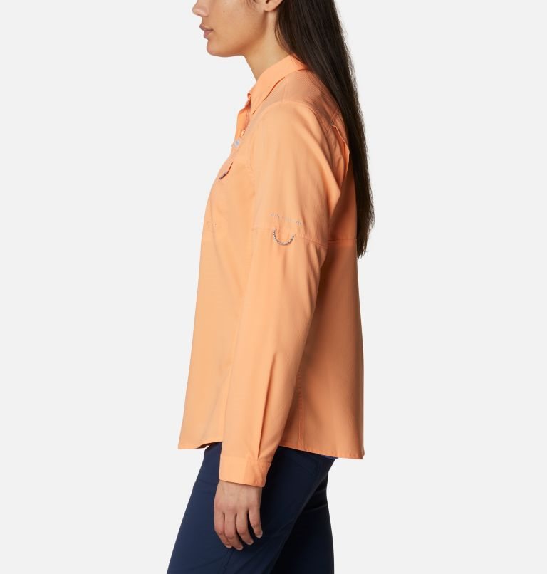 Columbia PFG Lo Drag Long Sleeve Skjorte Dame Oransje | 06513M