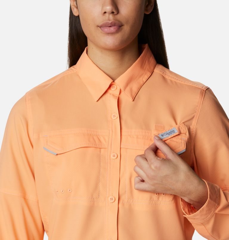 Columbia PFG Lo Drag Long Sleeve Skjorte Dame Oransje | 06513M