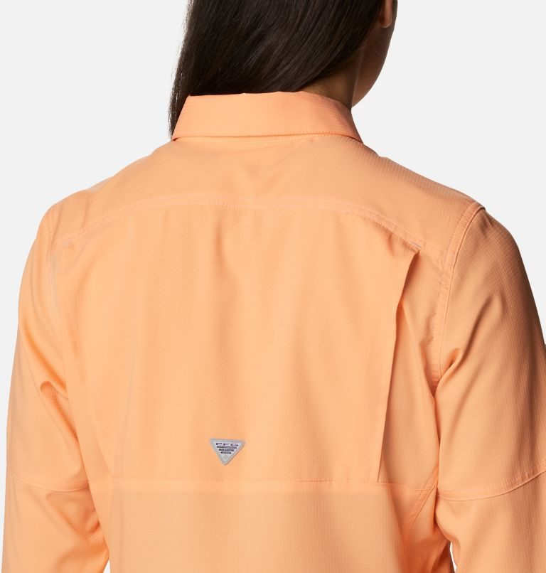 Columbia PFG Lo Drag Long Sleeve Skjorte Dame Oransje | 06513M