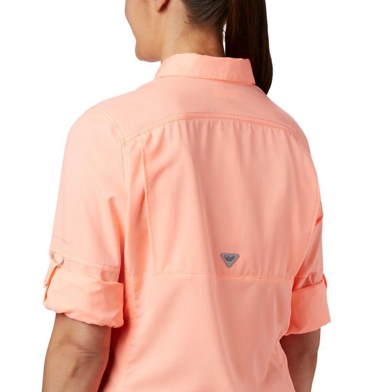 Columbia PFG Lo Drag Long Sleeve Skjorte Dame Rosa | 18347E