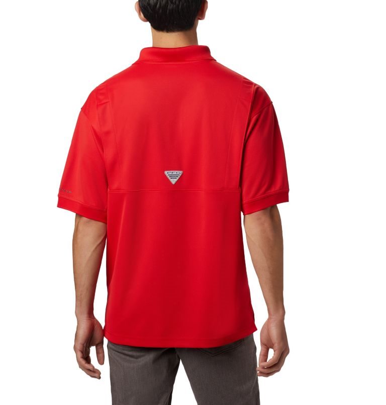 Columbia PFG Perfect Cast Polo T Skjorte Herre Rød | 17398R